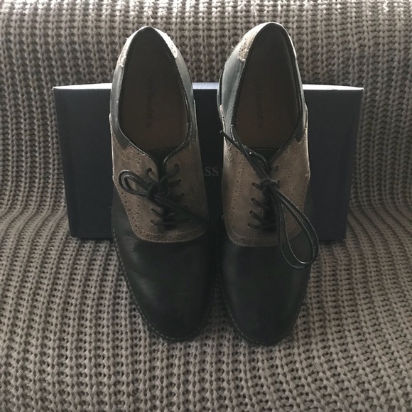 bass saddle oxfords